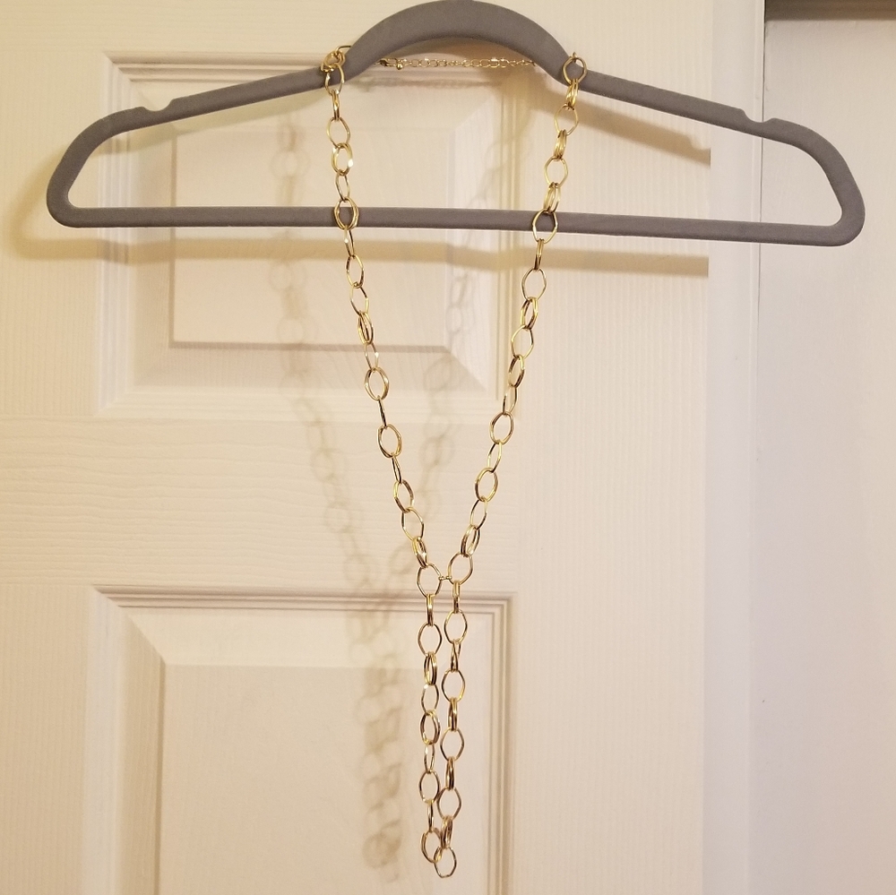 Goldtone Large Link Necklace